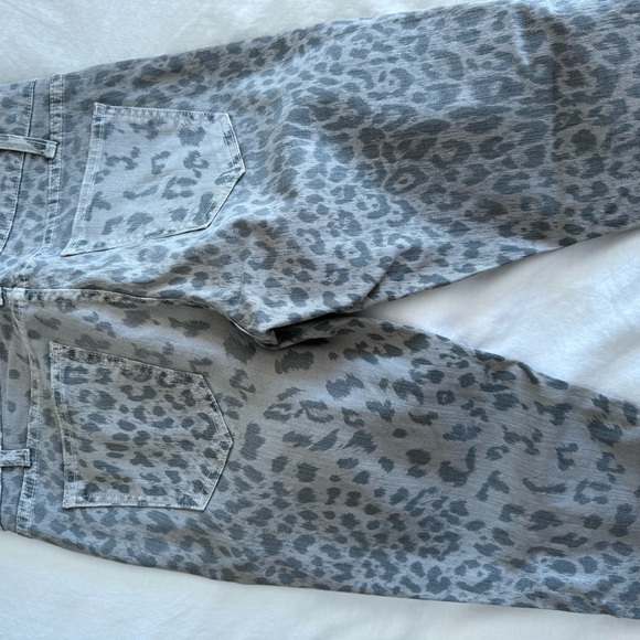 Current/Elliot Grey Cheetah Skinny Jeans 26 - Picture 5 of 5